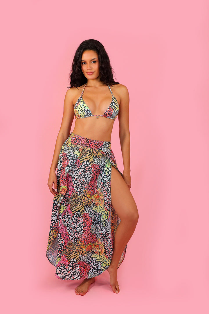 Brava Triangle Bikini Top Reversible to Rose Pink