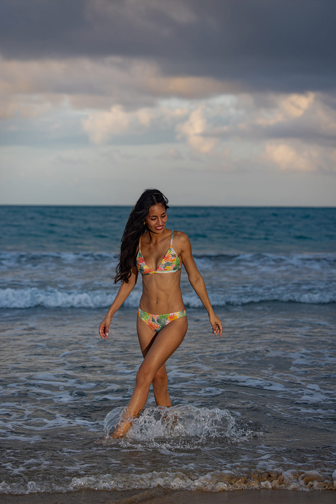 Flora - Latin Ruched Bikini Bottom