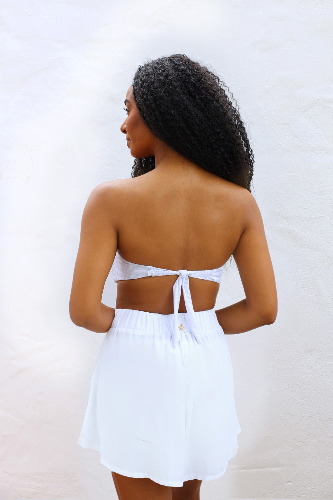 Flowy Short - Pure White