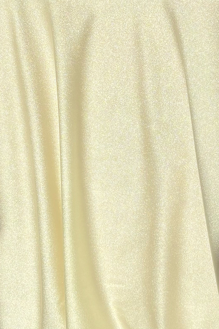 Shimmer Ruffled Sarong - Pearl