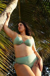 Selva - Strappy High Waist Bikini Bottom 02