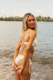 Shimmer - Cheeky Ruched Bikini Bottom