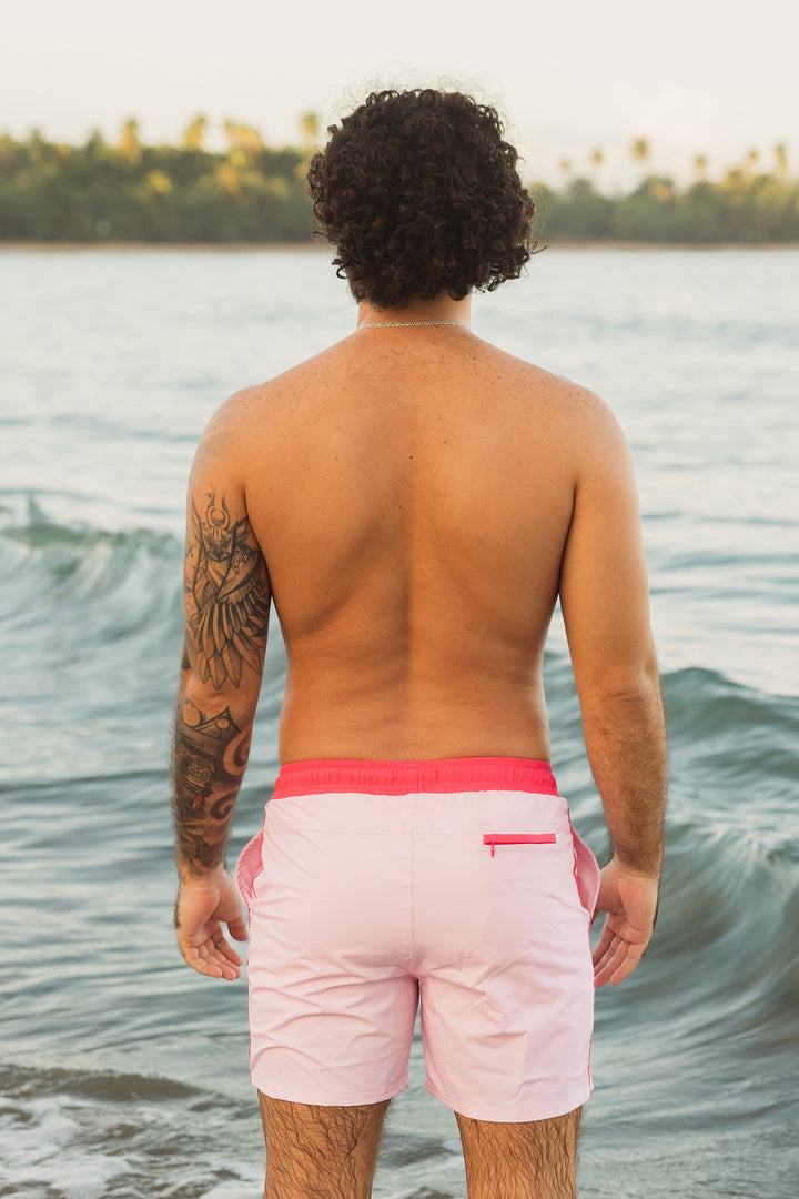 Ultra Men's Swim Short - Pink Cosmos